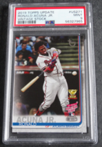 2019 Topps Update #US271 Ronald Acuna Vintage Stock 62/99 Baseball Card Psa 9 - £82.22 GBP