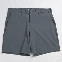 Hurley 34 x 8&quot; Gray Ripstop Slim Hybrid Shorts - £23.42 GBP