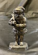 Michael Ricker Pewter Santa With Bag Of Toys - $21.00