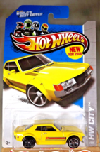 2013 Hot Wheels Error #1 Hw City-Street Power &#39;70 Toyota Celica Yellow w/MC5 Sp - £11.58 GBP