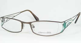 Visione Nobile VD246 C4 Light Brown /GREEN Eyeglasses Glasses Frame 50-21-140mm - £58.95 GBP