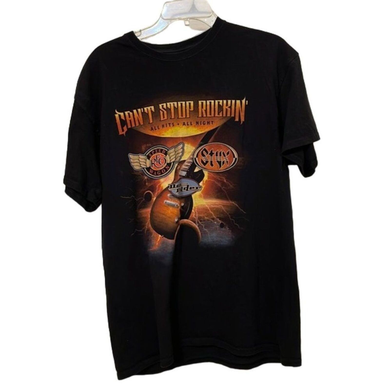 Primary image for Can't Stop Rockin 2018 Tour Adult Large T-Shirt Styx REO Speed Wagon Don Felder