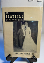 Playbills Broadway Show As Girls Go Winter Garden Theater 12/27/1948 - £12.43 GBP