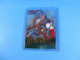 1995 Fleer Marvel Metal Captain America Silver Flasher #11 - £5.81 GBP