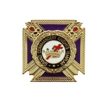 York Rite Past Grand Commander Cloisonne Masonic Lapel Pin - £15.72 GBP