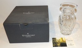 EXQUISITE SIGNED WATERFORD CRYSTAL BEAUTIFULLY CUT 6&quot; VASE - £52.22 GBP