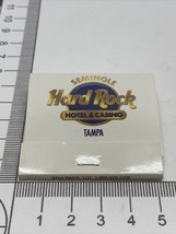 Vintage Back Strike Matchbook Seminole Hard Rock Hotel &amp; Casino Tampa FL gmg - £9.68 GBP