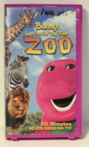 Barney VHS Tape Let’s Go To The Zoo Children’s Video  - £4.74 GBP