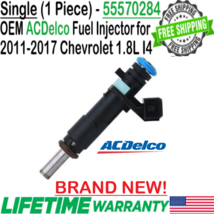 BRAND NEW OEM ACDelco 1 Unit Fuel Injector for 2011-2015 Chevrolet Cruze 1.8L I4 - £66.56 GBP