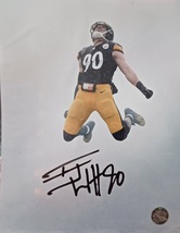  TJ Watt autographed hand signed 8x10 photo Hologram COA Pittsburgh Stee... - £77.85 GBP