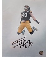  TJ Watt autographed hand signed 8x10 photo Hologram COA Pittsburgh Stee... - £77.84 GBP