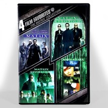 The Matrix 4-Film Collection (4-Disc DVD, 1999-2003, Widescreen)  Keanu Reeves - £7.55 GBP