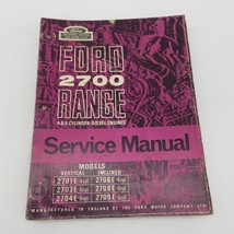 1966 Ford 2700 Range Industrial Engine Service Manual 4 &amp; 6 Cyl Diesel E... - $12.49