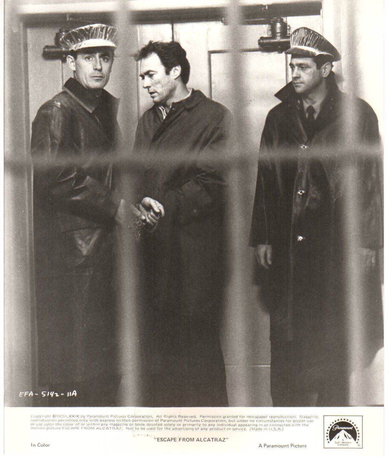 *Don Siegel&#39;s ESCAPE FROM ALCATRAZ (1979) Clint Eastwood Arrives at Alca... - $25.00
