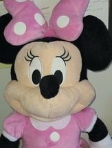 Disney Minnie Mouse plush stuffed pink large 26 in - £11.30 GBP