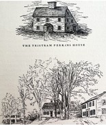 Tristram Perkins House And Street In Union Maine 1924 Art Print Antique ... - $379.94 MXN