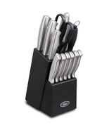Oster Baldwyn 14 Piece Stainless Steel Cutlery Block Set - £56.63 GBP