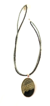 Vintage KC Unisex 9.5 inches Long Oval  Pendant is 2 inches long - £13.58 GBP