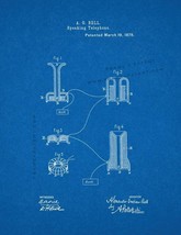 Speaking Telephone Patent Print - Blueprint - £6.22 GBP+