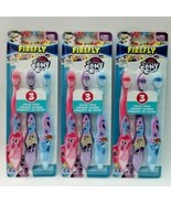 LOT 3 My Little Pony Child 3/Pk Soft Toothbrush Set Firefly = Total 9 Ne... - £10.16 GBP