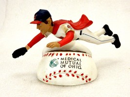 Grady &quot;Super&quot; Sizemore Bobster Figurine, Making Diving Catch, Cleveland Indians - £23.37 GBP