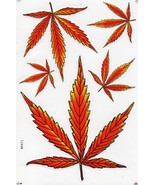 AU327 Cannabis Weed Scooter Sticker Decal Racing Tuning Size 27x18 cm/10... - $73.76 MXN