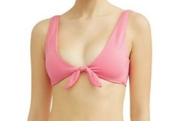 No Boundaries Juniors Swimsuit Top X-Large (15-17) Myst Coral  Front Bun... - $10.98