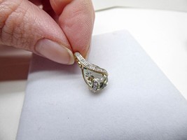 1.00Ct Pear Cut Simulated Amethyst Wedding Pendant 14K Yellow Gold Plated Women - £55.37 GBP