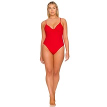 Good American Showoff One Piece Swimsuit Underwire Bright Poppy Red 7 US... - £30.75 GBP