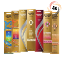 4x Packs Gonesh Variety Scent Incense Sticks | 20 Sticks Per Pack | Mix ... - £9.48 GBP