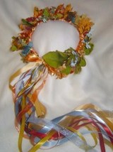 Tarot Empress Silk Leaf Head Wreath/ Renaissance Faire / Wedding / Hand ... - £42.92 GBP