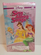 SEALED: Disney Princess Sing Along Songs - Vol. 1: Once Upon a Dream (VHS, 2004) - £33.46 GBP
