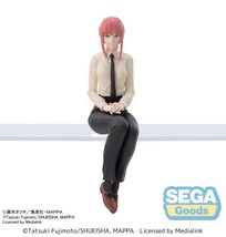 SEGA Chainsaw Man Makima Sitting Noodle Stopper Perching Anime Figure To... - £54.34 GBP