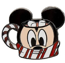 Disney Mickey Mouse Mickey &amp; Friends Cocoa Mug Pin Hot Chocolate Pin - £9.51 GBP