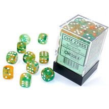 Nebula Chessex 12mm D6 Luminary Dice Block - Spring/White - £24.92 GBP