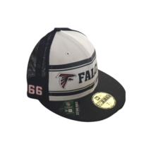New Era Atlanta Falcons 5950 OF 2019 SL Home Mesh Fitted Hat Black Size 7 1/8 - £27.06 GBP