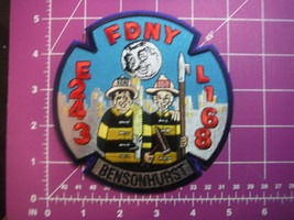 FDNY-New York City Fire department Engine 243 Ladder 168 Bensonhurst patch - $10.00