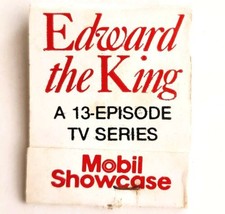 King Edward Cigars Vintage Matchbook TV Series Mobil Advertisement Unstr... - $29.99