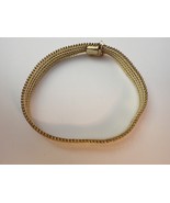 MILOR VERMEIL 925 Weaved &amp; Beaded Bracelet 7.25&quot; - $831.34 MXN