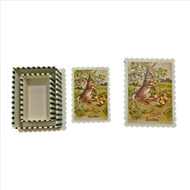 Trinket Boxes Vintage Look A Joyful Easter Decorative Keepsake Set of 2 Boxes - £11.61 GBP