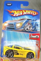 2004 Hot Wheels #99 First Editions 99/100 TOONED CORVETTE C6 Yellow 3 Name Door - $8.50