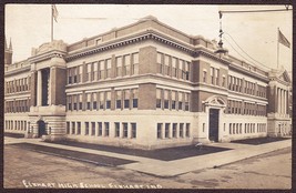 Elkhart, Indiana RPPC 1920s - Elkhart High School Real Photo Postcard - £12.58 GBP