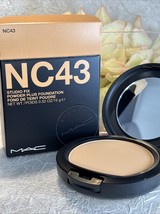 MAC Studio Fix Powder Plus Foundation - NC43 - w/puff FS ORIGINAL NIB Fr... - $28.66