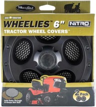 Good Vibrations Wheelies Nitro Series - Riding Lawn Mower Tractor Wheel Covers - - $33.98