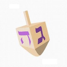 Pepita Needlepoint kit: Dreidel, 7&quot; x 7&quot; - £40.35 GBP+