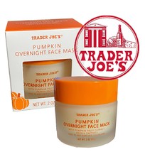 Trader Joe&#39;s Pumpkin Overnight Face Mask NET WT  2 oz - £10.77 GBP