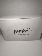 PARINI Enamel Oval Casserole Baker Dish Yellow Orange Non Stick 12" x 8"... - $24.74