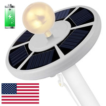 Solar Powered Flag Pole Light 26 Led Auto Active Super Bright Waterproof Usa - £29.33 GBP