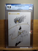 New Slab Cgc 9.8 Wonder Woman Black &amp; Gold #3 Beautiful 1:25 Medeiros Variant - £89.92 GBP