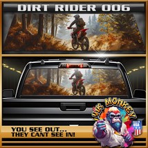 Dirt Rider 006 Truck Back Window Graphics - $55.12+